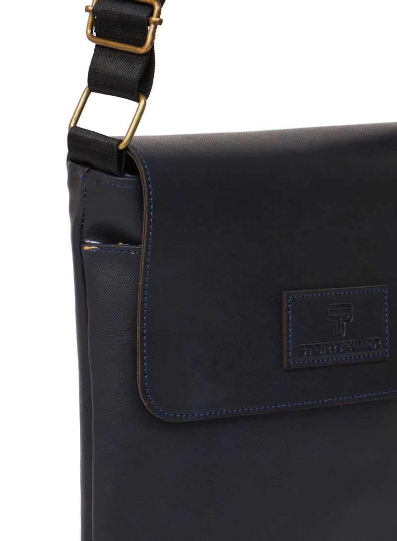 STORYTELLER Build Genuine Vegan Leather Crossbody Sling Bag |Casual Daypack for Business and Casual Wear Shoulder Bag - Image 4