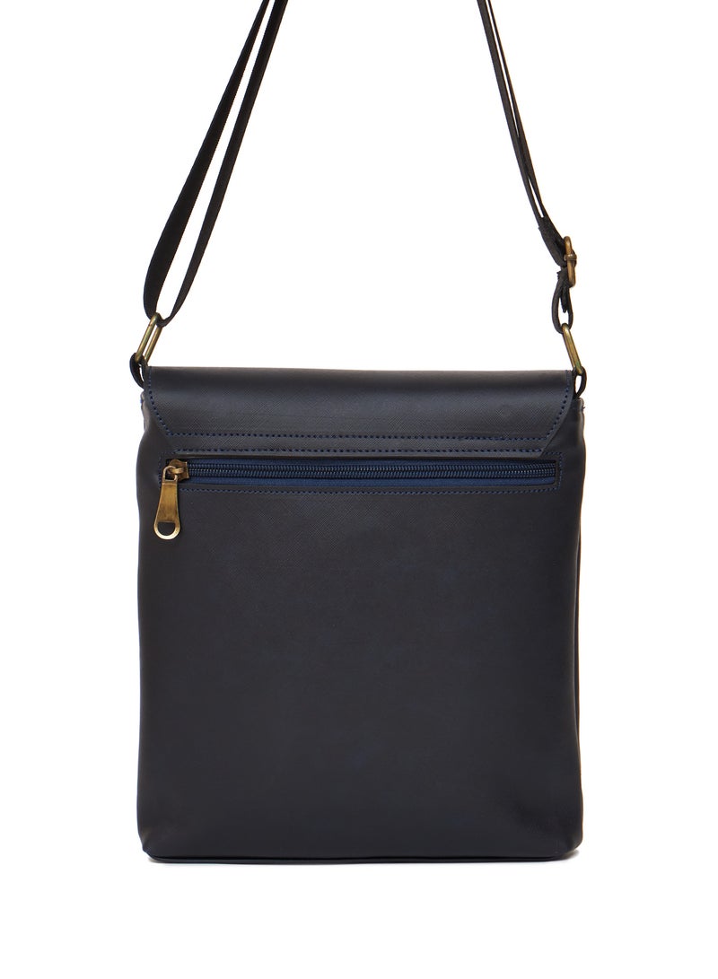 STORYTELLER Build Genuine Vegan Leather Crossbody Sling Bag |Casual Daypack for Business and Casual Wear Shoulder Bag - Image 5