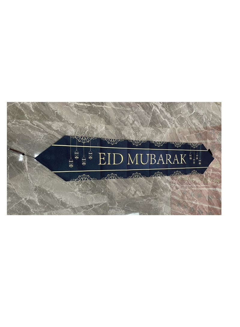 XiuWoo مفرش طاولة رمضان كريم ديكورات الطاولة - مفرش طاولة رمضان الإسلامي - حفلة عيد مبارك للمسلمين - طاولة المطبخ وغرفة الطعام - Image 3