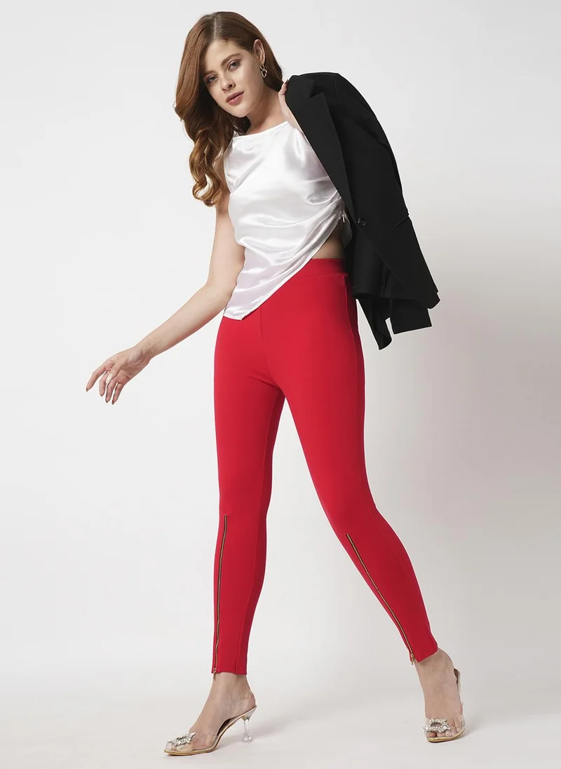 globus Globus Women Stretchable Skinny Fit Ankle Length Treggings