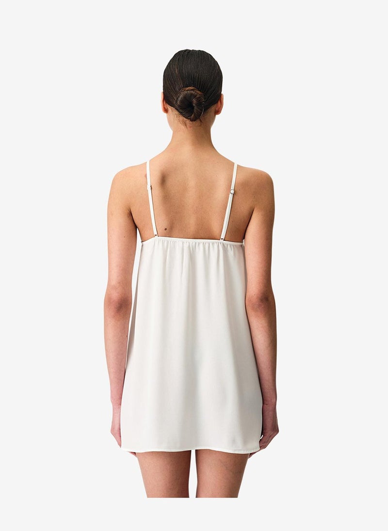 Penti Women Bridal Charming Sleeveless White Night Dress - Image 2