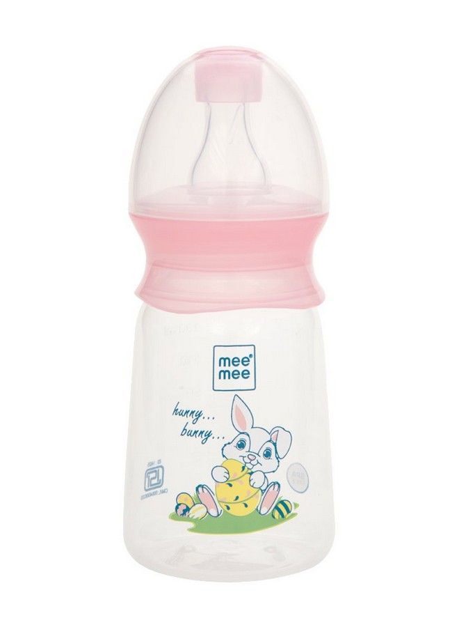 mee mee Premium Baby Feeding Bottle (130 Ml Pink) - Image 2