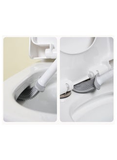 dreamons link Dreamons Link Revolutionize Your Cleaning Routine with Silicone Bristle Toilet Brush & Holder  - Image 3