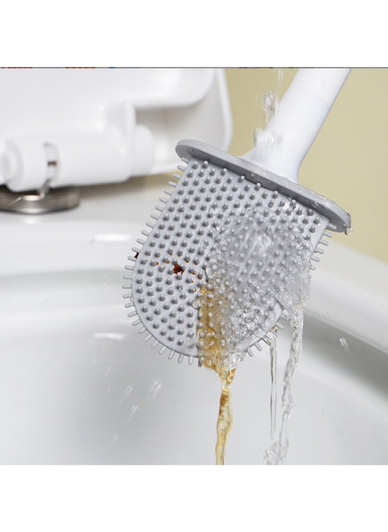 dreamons link Dreamons Link Revolutionize Your Cleaning Routine with Silicone Bristle Toilet Brush & Holder  - Image 4