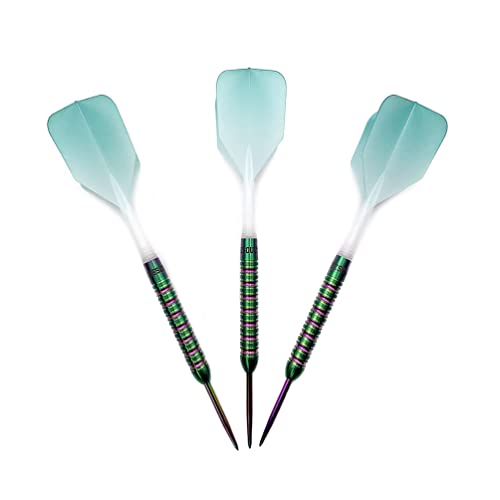 CUESOUL Green GEM Stone 21g Steel Tip 90% Tungsten Darts - Image 3