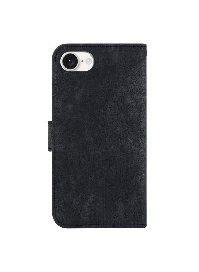 S-TOP Case For iPhone 16e Little Tiger Embossed Leather Phone Case - Image 3