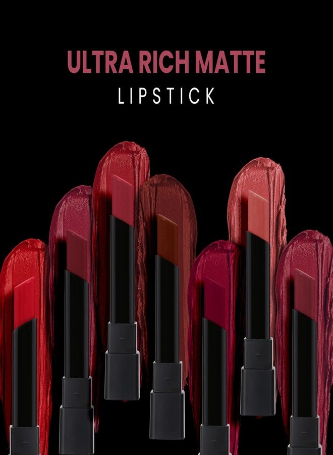 Verymiss Ultra Rich Matte Lipstick | Long Wearing Formula | High Color Payoff | Enriched with Vitamin E | Vegan | 3.5 gm | 309 Blush - Image 4