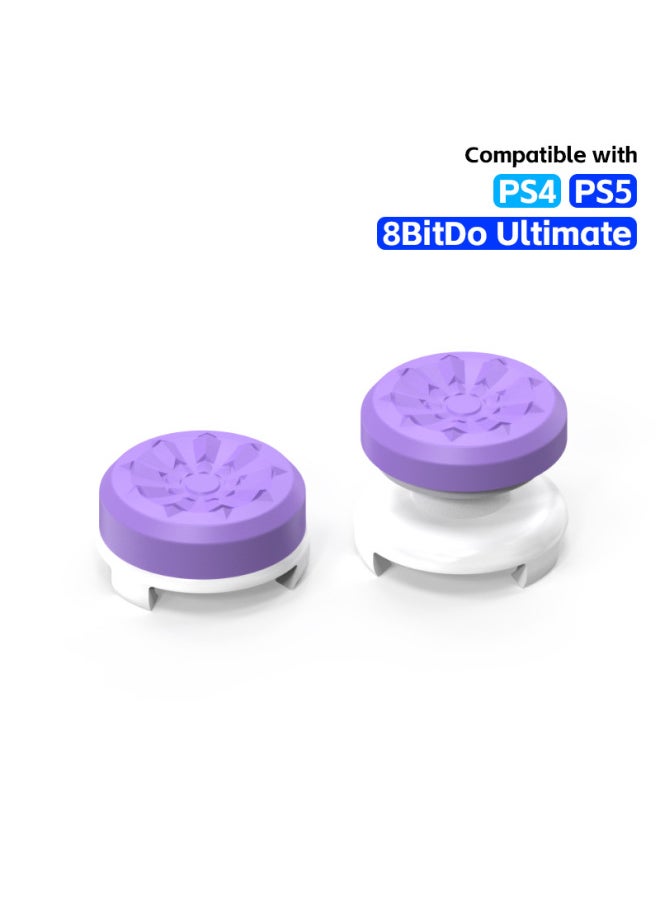 ماركة غير محددة - غطاء هزاز لمقبض وحدة التحكم في ألعاب PS4، غطاء هزاز لحماية Ps5، زر FPS غير قابل للانزلاق، لون المنتج: أرجواني (يدعم مقبض PS4/PS5) - Image 1