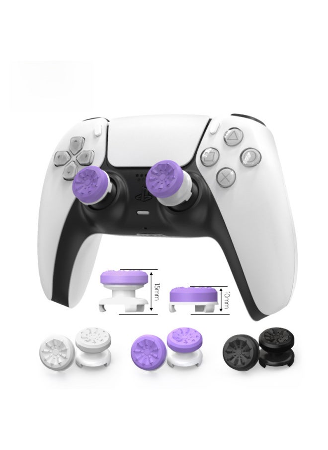 ماركة غير محددة - غطاء هزاز لمقبض وحدة التحكم في ألعاب PS4، غطاء هزاز لحماية Ps5، زر FPS غير قابل للانزلاق، لون المنتج: أرجواني (يدعم مقبض PS4/PS5) - Image 1