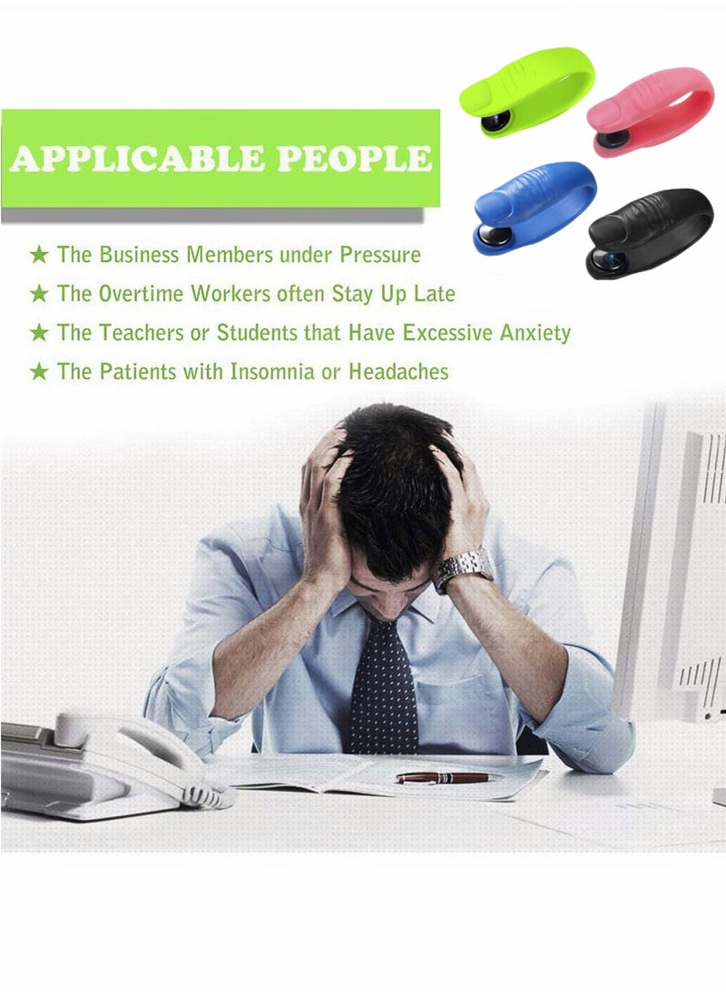 Generic - 4-Pack Palm Pressure Clip - Natural Migraine & Tension Headache Relief Hand Massager for All-Day Comfort - Image 1