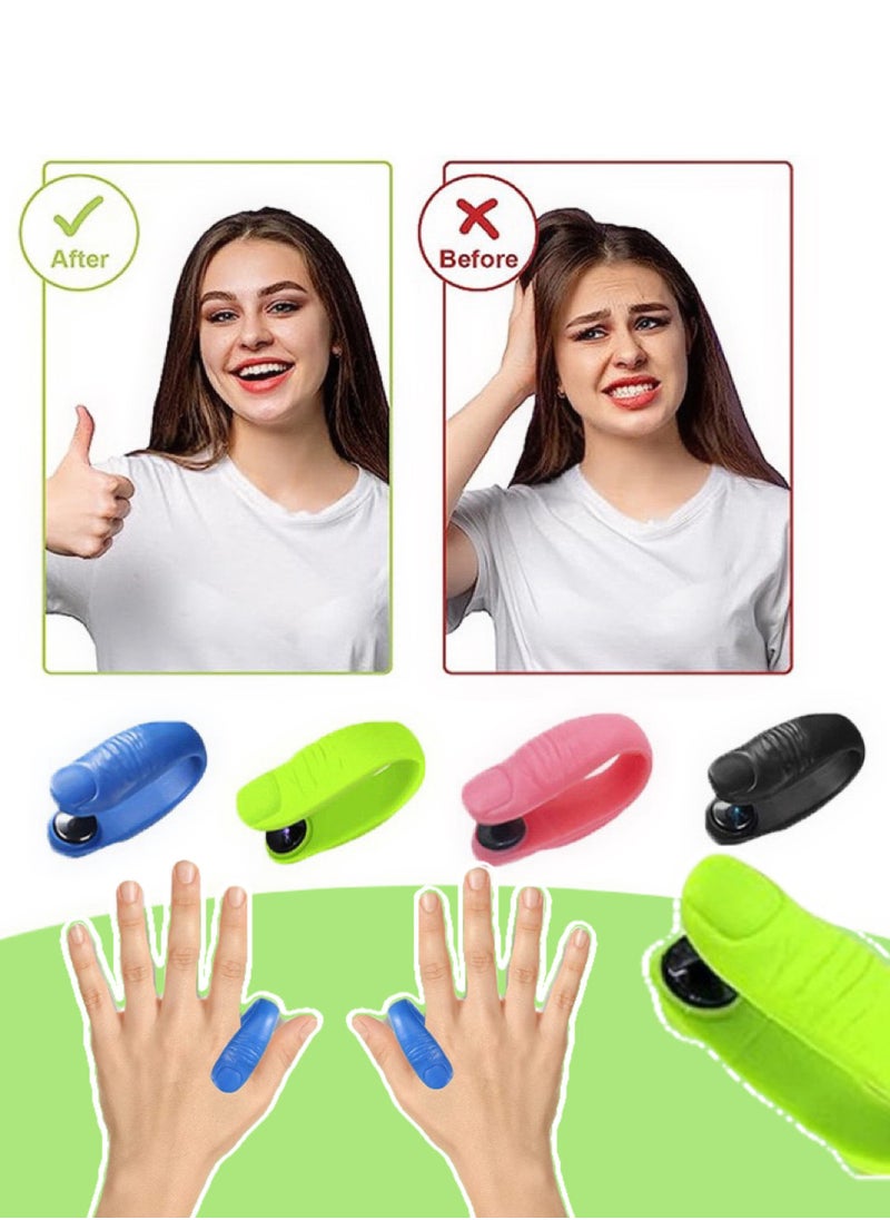 Generic - 4-Pack Palm Pressure Clip - Natural Migraine & Tension Headache Relief Hand Massager for All-Day Comfort - Image 1