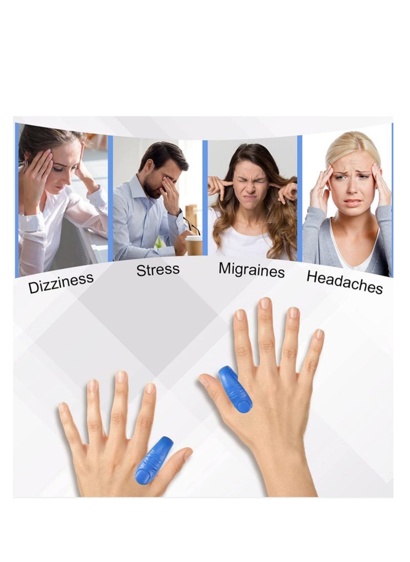 Generic - 4-Pack Palm Pressure Clip - Natural Migraine & Tension Headache Relief Hand Massager for All-Day Comfort - Image 1