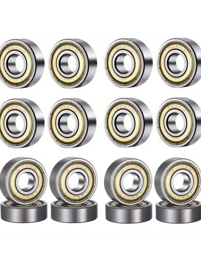 10pcs 608ZZ Ball Bearings 8x22x7mm Carbon Steel Heavy Duty Smooth Rotation - Image 2