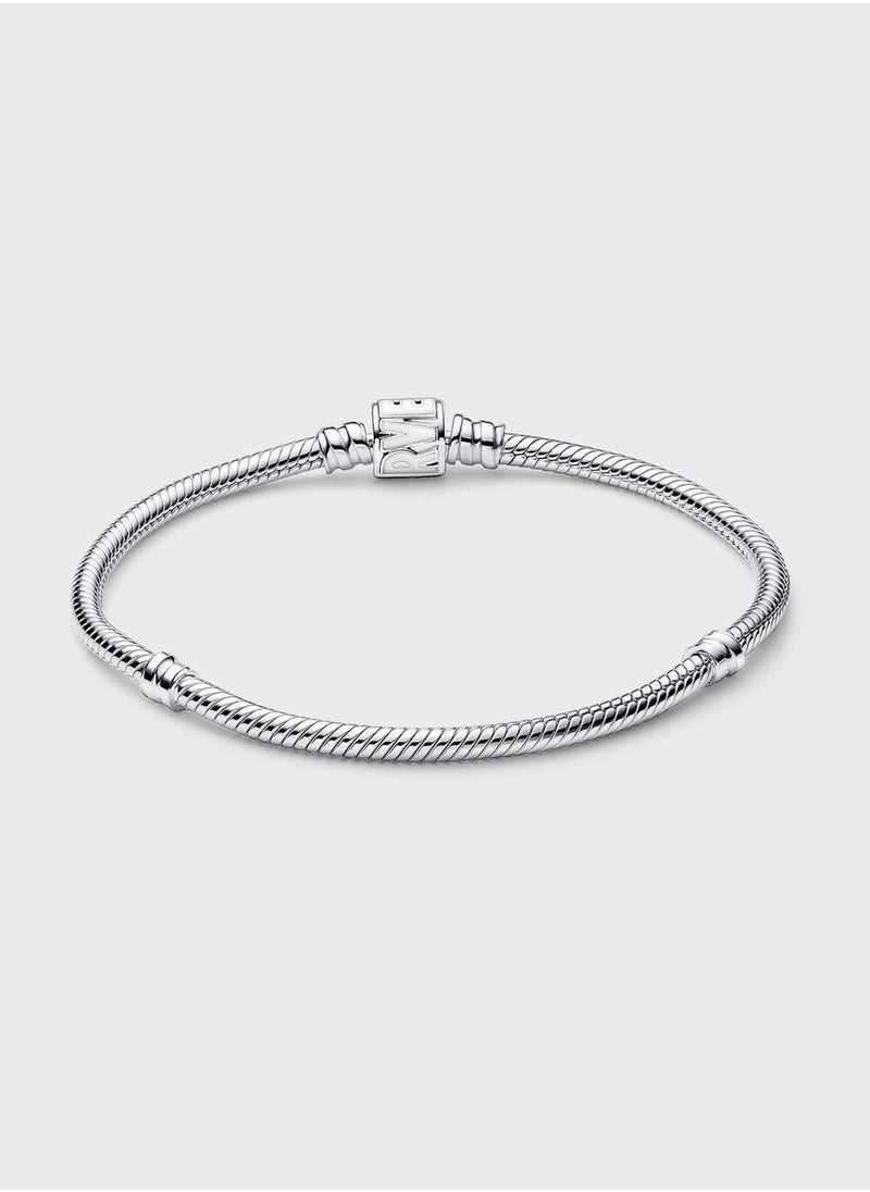 PANDORA Marvel Snake Chain Sterling Silver Bracelet  - Image 2