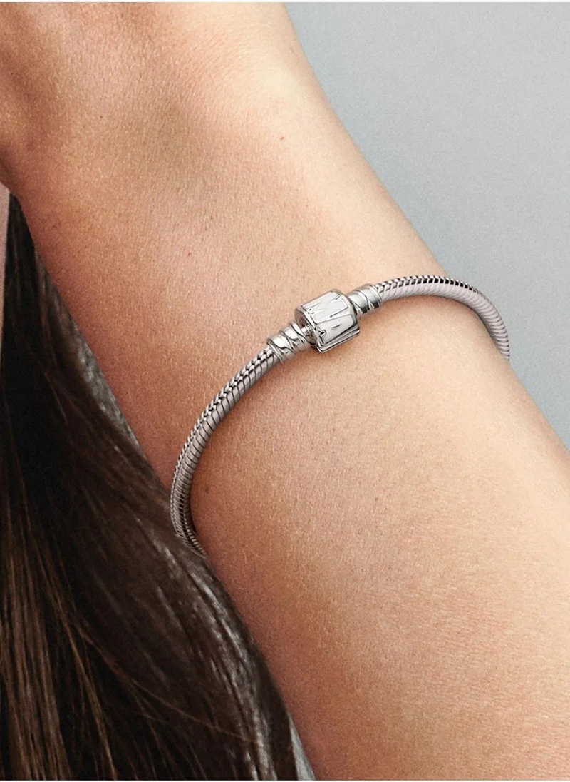 PANDORA  Marvel Snake Chain Sterling Silver Bracelet for Women | Best Price UAE