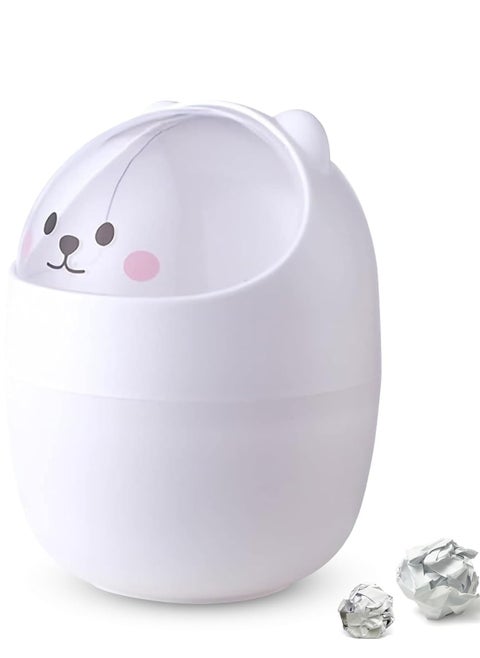 Cute and Practical Trash Can for Small Spaces, Perfect for Organizing Your Desktop, Sturdy Construction for Long Lasting Use