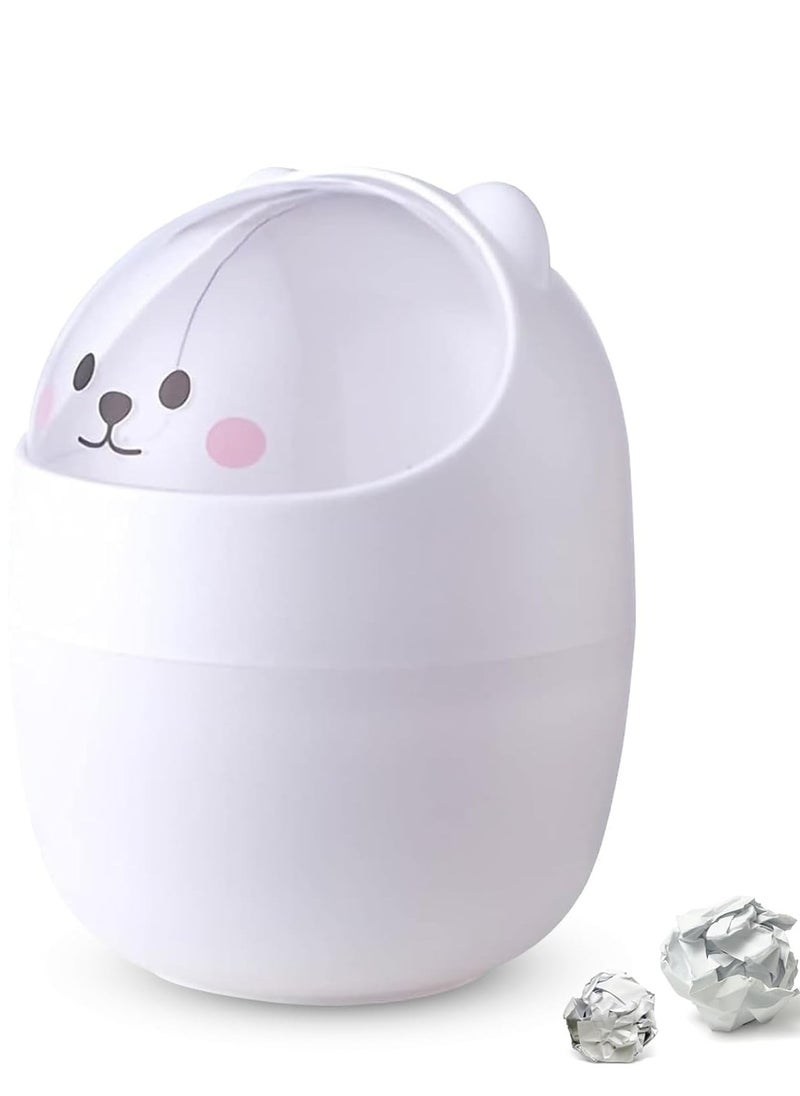 Generic - Cute and Practical Trash Can for Small Spaces, Perfect for Organizing Your Desktop, Sturdy Construction for Long Lasting Use - Image 1