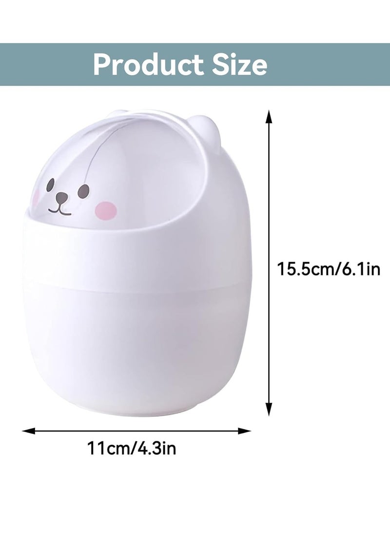 Generic - Cute and Practical Trash Can for Small Spaces, Perfect for Organizing Your Desktop, Sturdy Construction for Long Lasting Use - Image 1