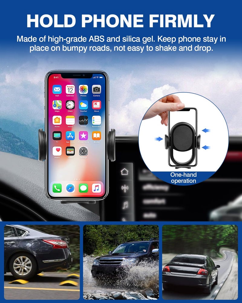 Autorder Custom Fit for Car Phone Holder Audi A4 A5 2020-2025/Q5 2021-2025 Accessories 360° Rotation Phone Mount 10.1" Screen Cell Phone Automobile Cradles Hands-Free Anti-Shake and Anti-Vibration - Image 5