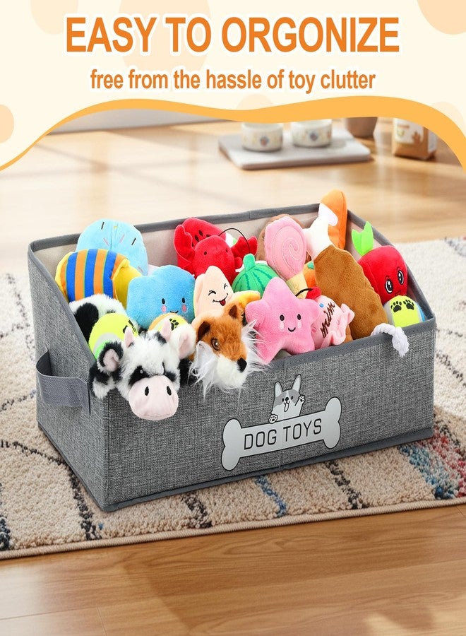 زوبيل مجموعة ألعاب الكلاب من زوبيل، ٢٠ قطعة، مع صندوق تخزين، ألعاب قطيفة تصدر صوتاً، كرة قطيفة تصدر صوتاً عند الضغط عليها بدون حشو، وكرات تنس، ألعاب تفاعلية للمضغ والجلب للجراء الصغيرة والمتوسطة، هدية لمحبي الجراء. - Image 3