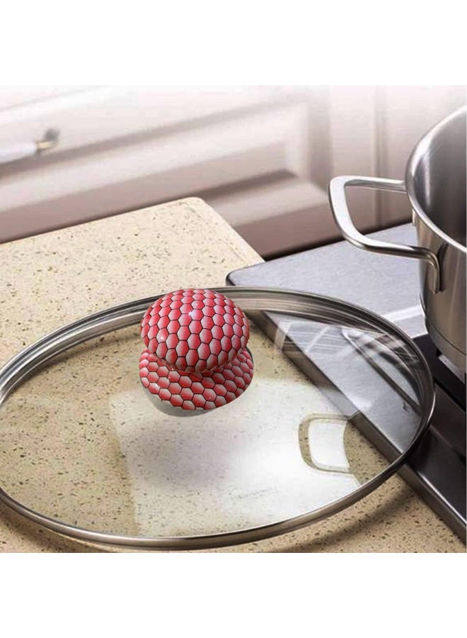 مقبض غطاء إناء عالمي بديل ومقاوم للحرارة (قطعة واحدة، قطر 6 سم) - يد غطاء متوافقة مع أغطية الأواني الزجاجية، الفولاذ، والطاجن، ومناسبة لأواني الطبخ البطيء (Crockpot) | مقبض مريح سهل الإمساك لقطع غيار المطبخ والأدوات الأساسية. - Image 3