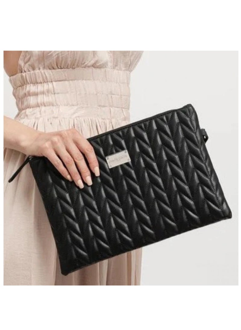 Marie Claire - Marie Claire luxury handbag, black leather - Image 1