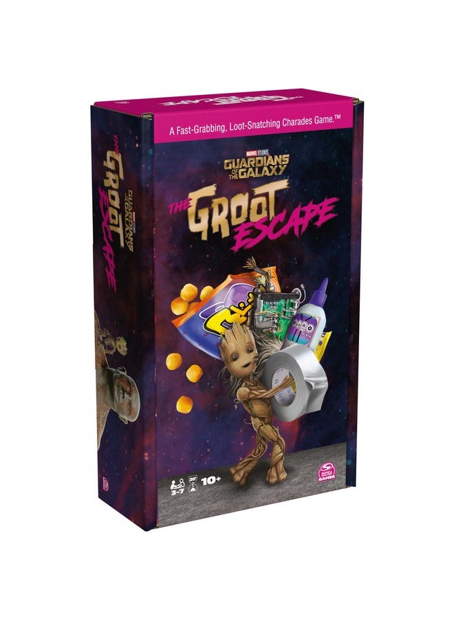 Spin Master Games Marvel Guardians of The Galaxy, The Groot Escape, Charades-Style Card Games Board Games for Adults and Kids Ages 10 and up - Image 1