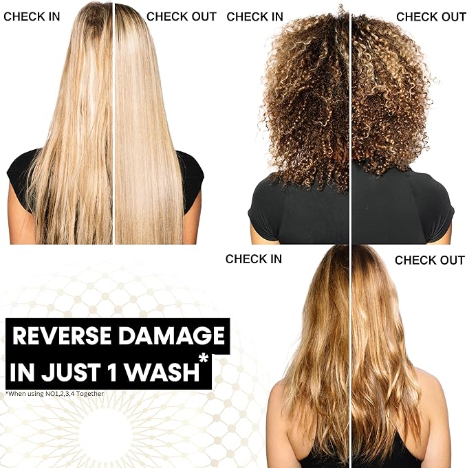 PROVOKE Blonde Rehab N02 Bond Strengthening SulphateFree Shampoo 200 ml Reduces Breakage and Frizz in 1 Wash Formulated with a Pro Bonding Complex Keratin and Hyaluronic Acid for Damaged Hair - Image 3