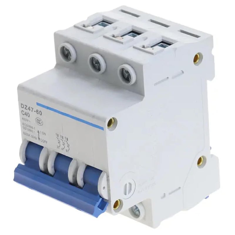DZ47 60 3 Pole 1 Amp 400V C Type MCB Circuit Breaker 1P 20A For Lighting - Image 5