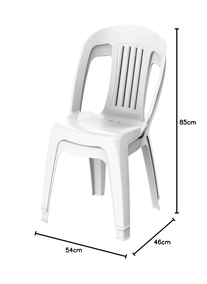 Cosmoplast - Set of 2 Contessa Chair (White) - Image 1
