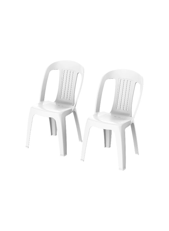 Cosmoplast - Set of 2 Contessa Chair (White) - Image 1