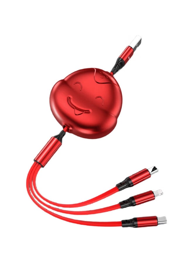 Newmine (Newmine) Cute Snake 3-In-1 Charging Cable With 22.5W Fast Charger, One-To-Three Phone Car Charger 【Year Of The Snake New Edition】 - Image 3