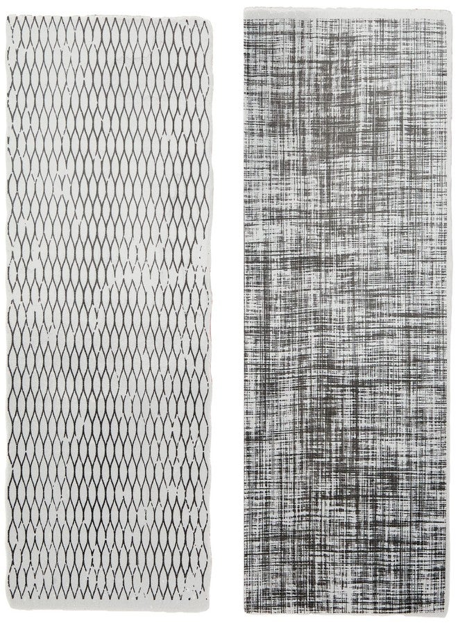 Stampers Anonymous_AGW Mesh and Linen Cling Mounted Stamp, Grey,Extra_Large - Image 2