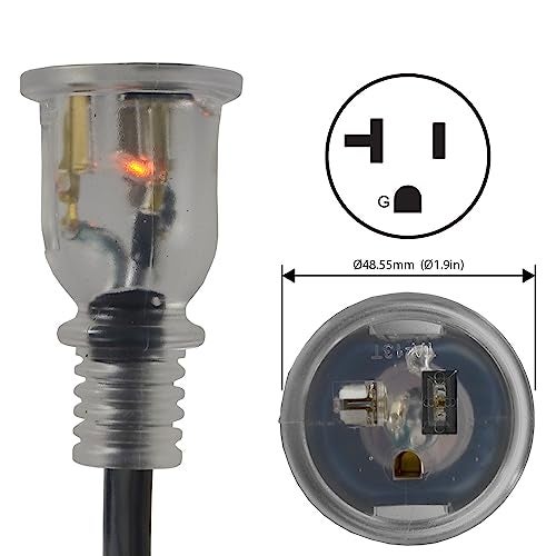 Conntek 20520-025 NEMA 5-20 Outdoor Extension Cord 20 Amps 125 Volts, 25 Feet - Image 3