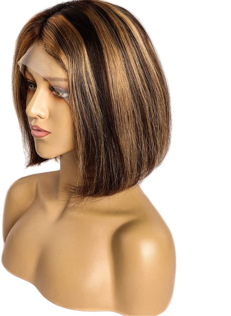 إستيل شعر مستعار صغير بدانتيل أمامي للنساء، طويل وقصير ومجعد ومستقيم، شعر مستعار للسيدات، شعر مستعار يومي للحفلات، شعر مستعار قصير مستقيم، بوبو 4 24 - Image 5