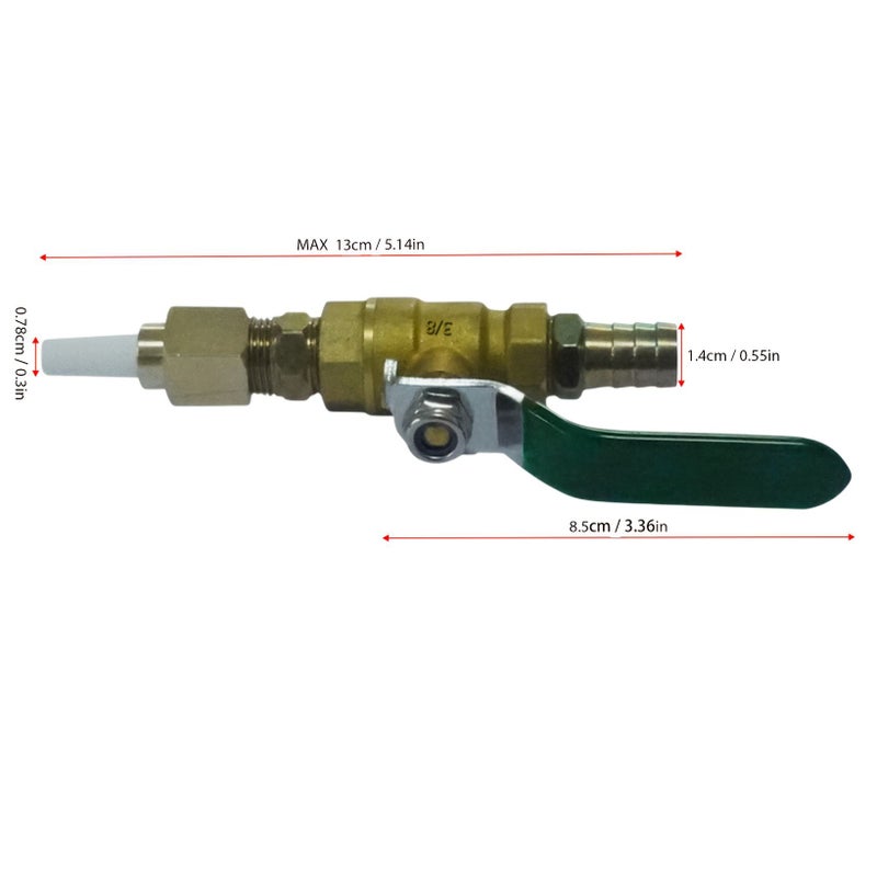 Modern Ceramic Nozzle Sandblaster Kit with 3 Replacement Tips for Rust Removal - Image 2