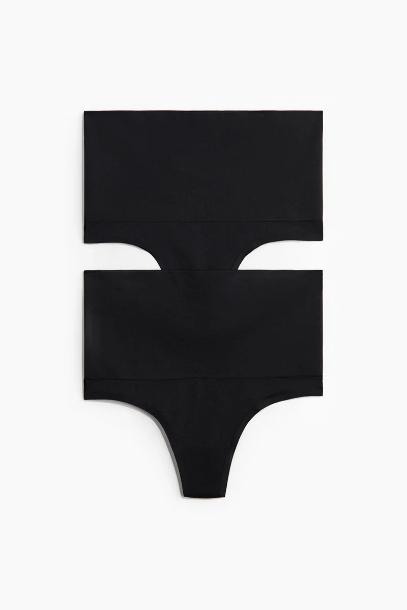 H&M 2-pack firm shaping thongs