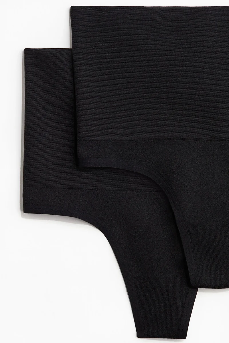 H&M 2-pack firm shaping thongs