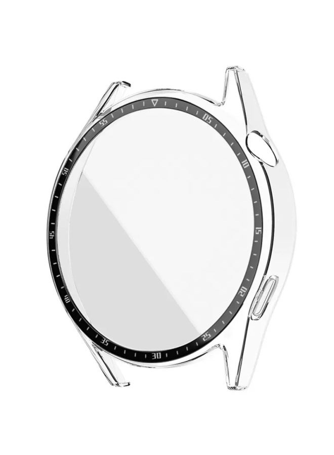 Neutral Huawei Watch Case Suitable For Gt2 46mm Protective Case Pc + Tempered Film Anti-fall Electroplating Shell And Film Integrated Protective Case - Image 1