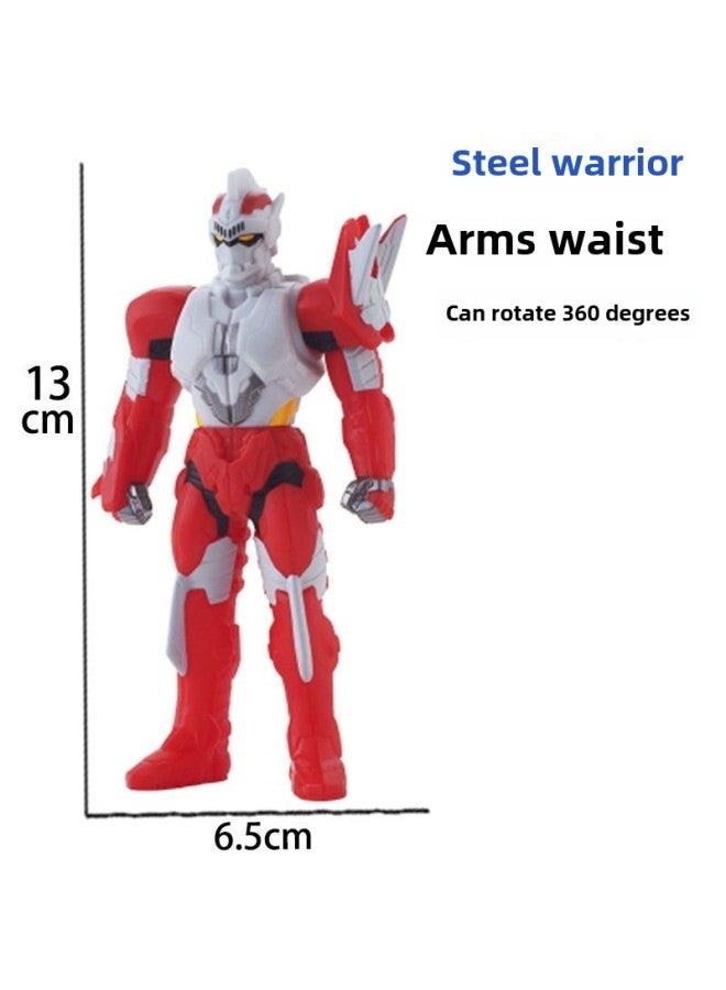 13cm Altman Soft Rubber Drop Not Bad Vinyl Doll Scenic Spot Stall Toys Boys Children's Toys-Colour:13steel Samurai - Image 1
