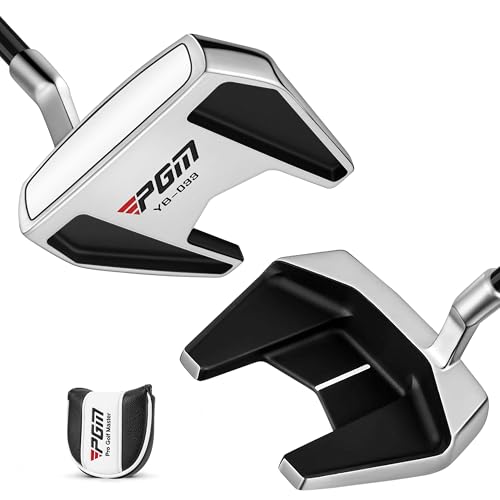 PGM Golf Standing Putter Golf Putter for Men and Women Mallet Putter with Stable Low Center of Gravity Alignment Aid Left Handed 35 - Image 1