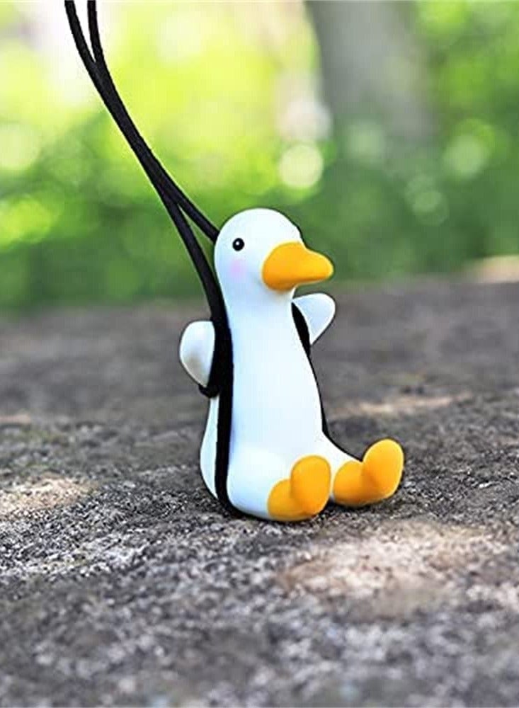 Excefore Swing Duck, Car Mirror Hanging Pendant Decor Interior Rearview Mirrors Charms Ornament Car Flying Duck Hanging Ornament Auto Mirror Decoraction Accessories - Image 1