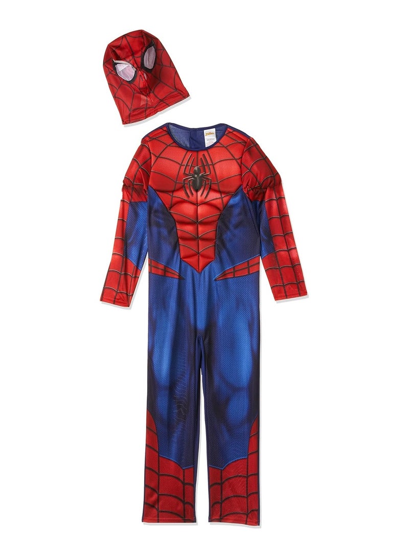 DeloPik Spiderman Costume, an Ultimate Superhero Dress with Polyester Material for Kids 6-7 years - Image 4