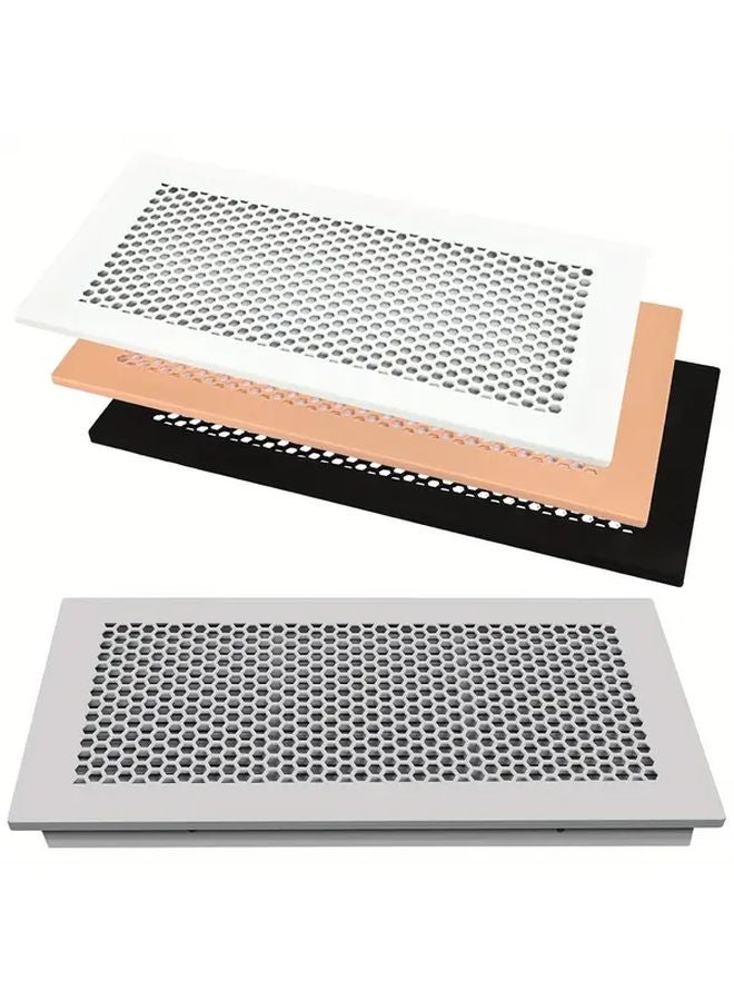 White Silicone HVAC Vent Covers Anti Insect Anti Clogging Air Vent Grilles Durable Mesh Screen - Image 2