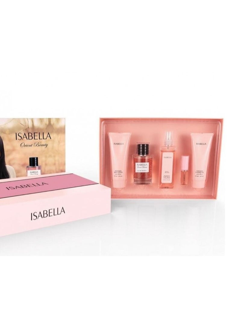 إيزابيلا طقم عطر في اي بي للنساء مكون من 5 قطع