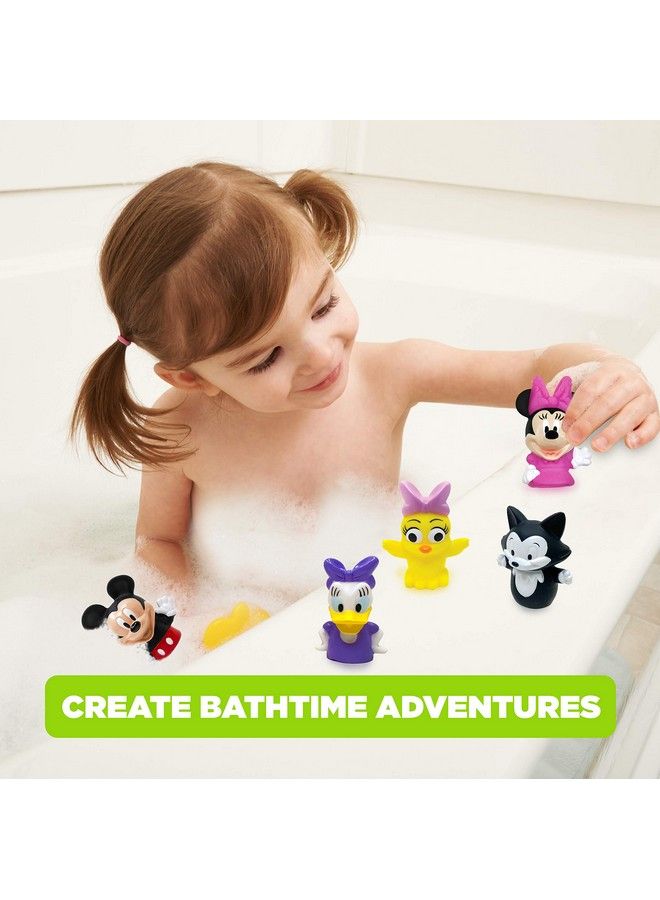 ginsey Disney Mickey & Friends 10 Piece Finger Puppet Party Favors Educational Bath Toys Story Time Beach Toys Playtime - Image 3