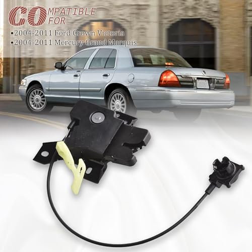 GrteRokky Rear Tailgate Trunk Latch Lock Actuator Compatible for 2004-2011 Ford Crown Victoria & Mercury Grand Marquis, 2004 Mercury Marauder,Replaces 937671 4W7Z5443200AA 6W7Z5443200A 7W7Z5443200A - Image 5