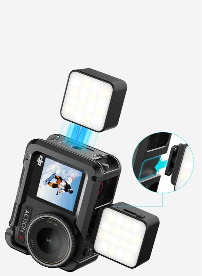 general Suitable for DJI OSMO POCKET 3 / Action 5 Pro magnetic fill light accessory for action camera lighting - Image 3