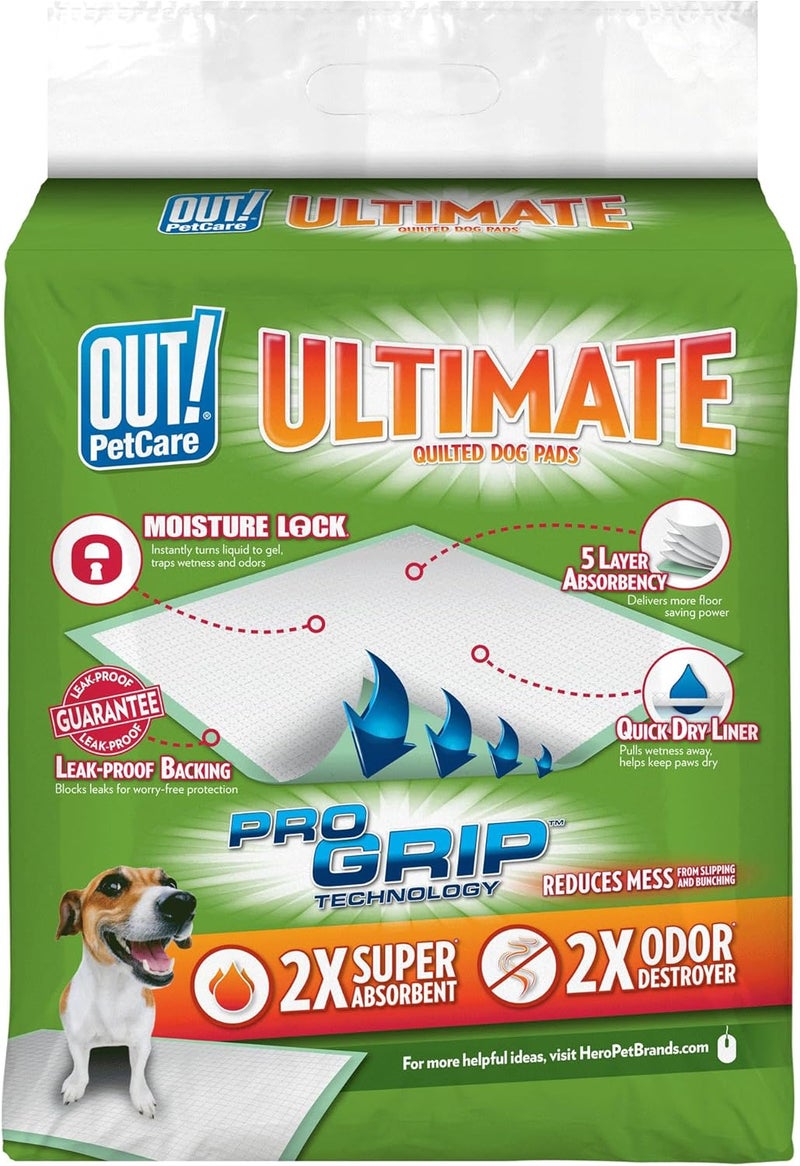 OUT Ultimate ProGrip Dog and Puppy Pads Regular  50Count - Image 2