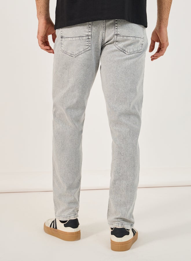 ستايلي جينز بقصة سليم فت وخصر متوسط - Image 4